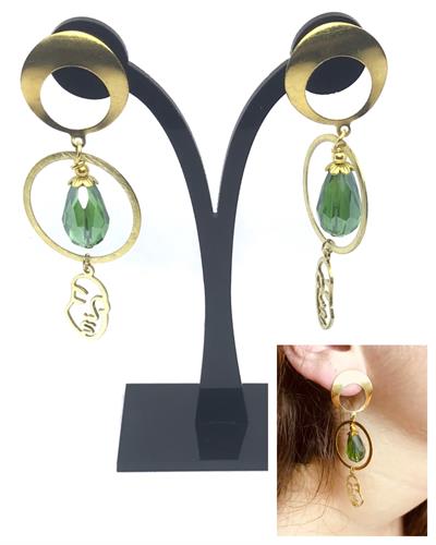 PENDULUM LIMITED COLL - circles - face - green