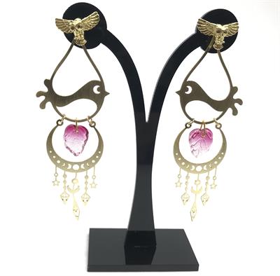 PENDULUM LIMITED COLL - birds with pink leaf