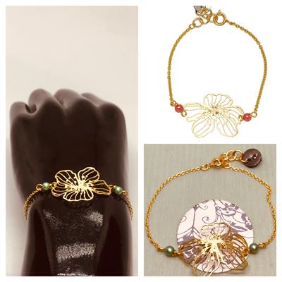PENDULUM -  armbånd/bracelet - poppy flower