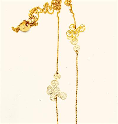 PENDULUM - long necklace/long halskæde  - lotus