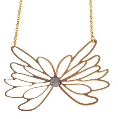 PENDULUM - Kort halskæde/short necklace - Flower