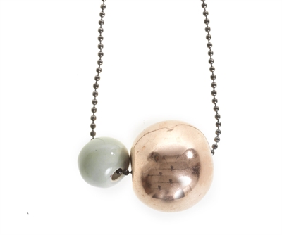 PENDULUM Kort halskæde/short necklace - ceramic